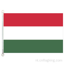 Nationale vlag van Hongarije 90*150cm 100% polyester